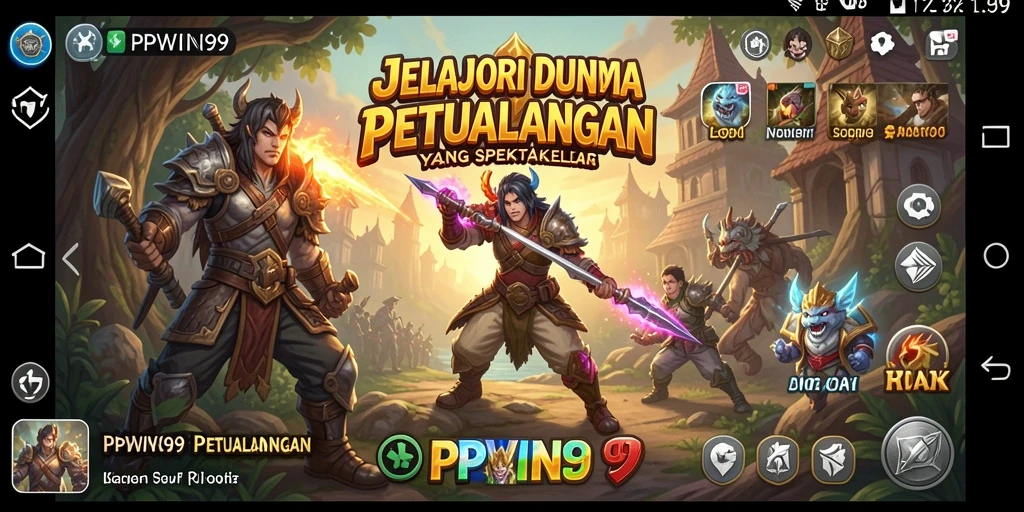 Tampilan antarmuka PPWIN99 yang memukau dan fungsional.