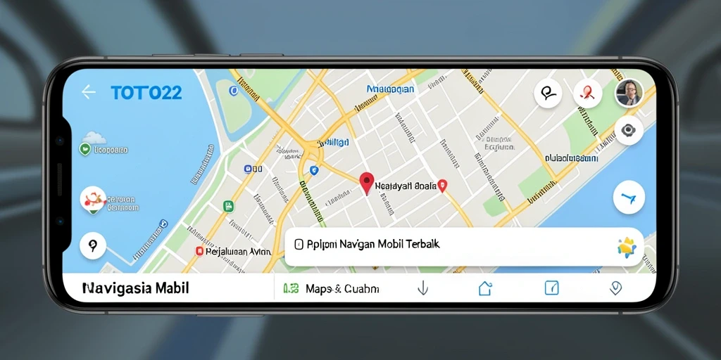 Antarmuka TOTO22 yang intuitif untuk navigasi mobil.