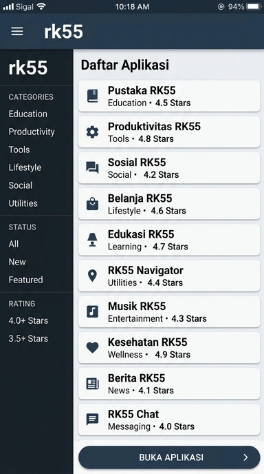 rk55 | Indeks Aplikasi Populer dan Kanal Uji Terbaik